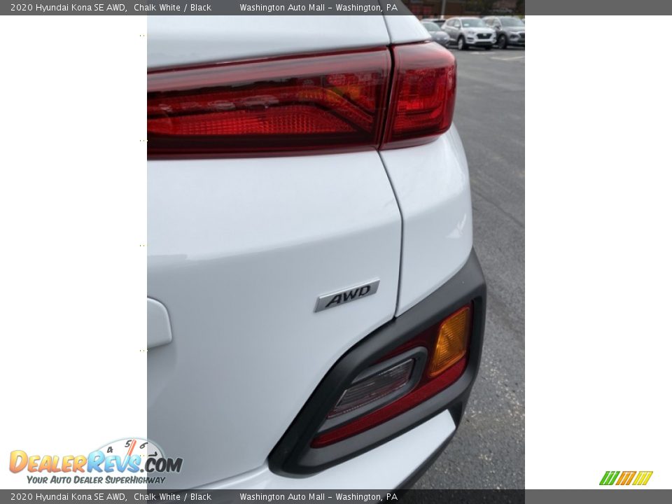 2020 Hyundai Kona SE AWD Chalk White / Black Photo #23