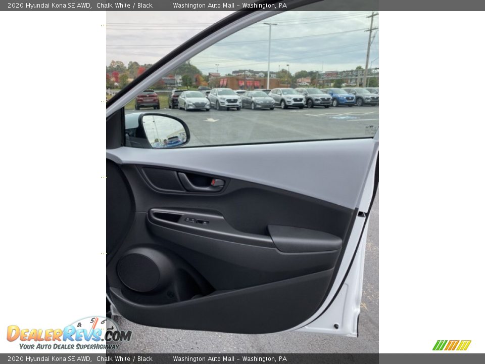 2020 Hyundai Kona SE AWD Chalk White / Black Photo #27