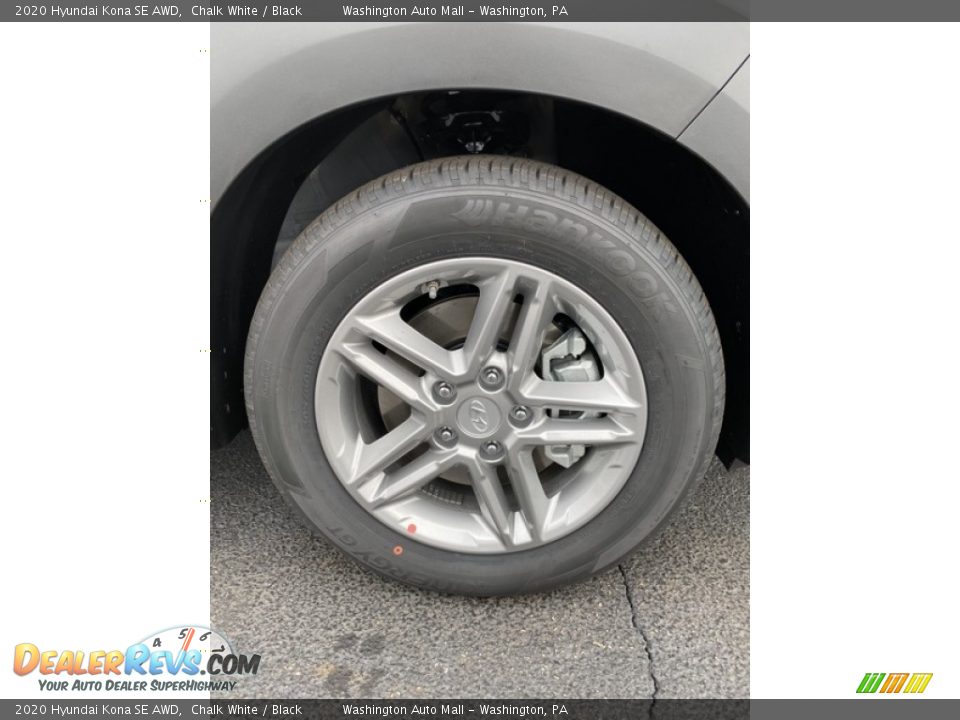 2020 Hyundai Kona SE AWD Chalk White / Black Photo #30