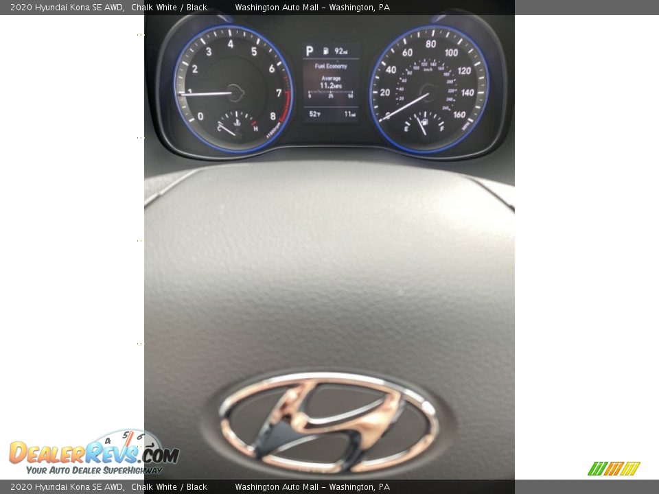 2020 Hyundai Kona SE AWD Chalk White / Black Photo #31