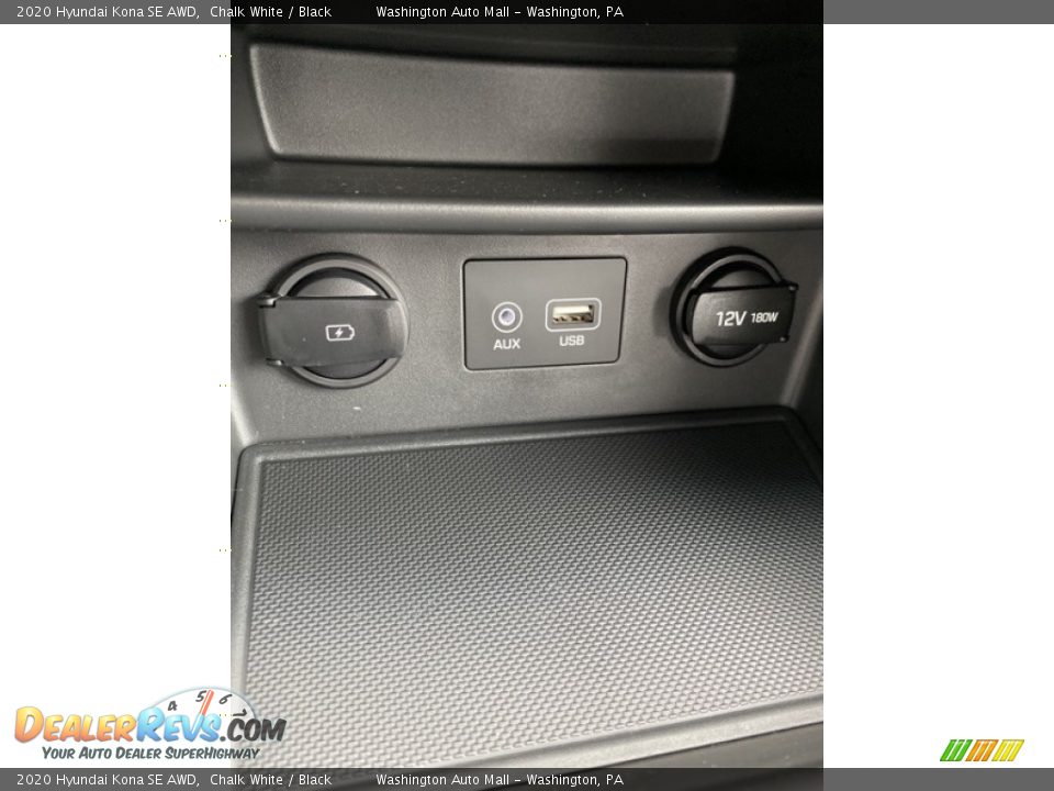 2020 Hyundai Kona SE AWD Chalk White / Black Photo #36