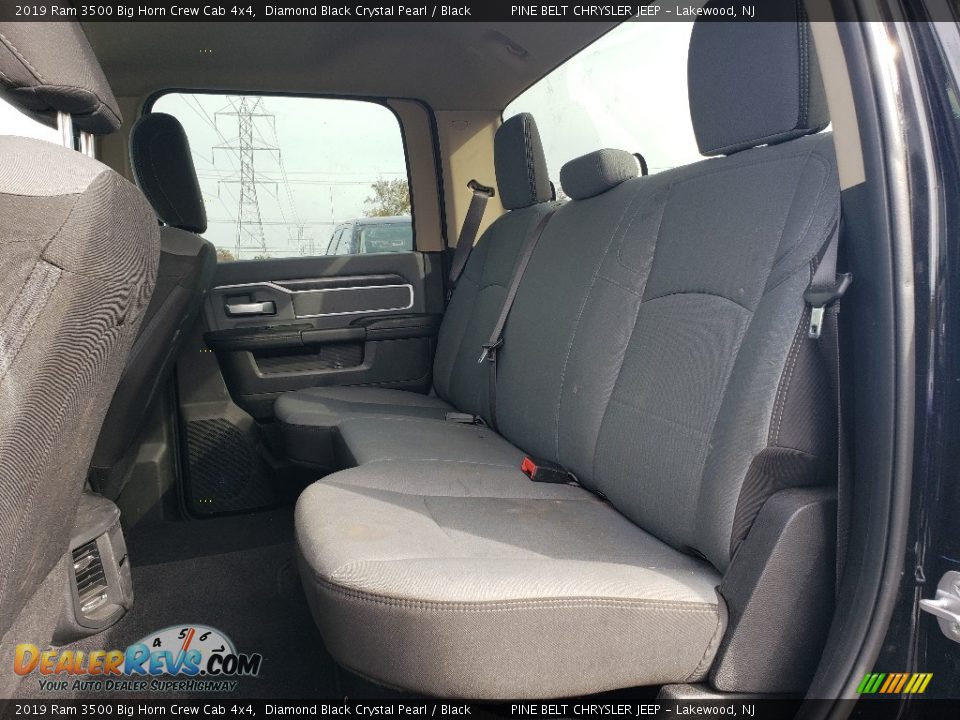 2019 Ram 3500 Big Horn Crew Cab 4x4 Diamond Black Crystal Pearl / Black Photo #3