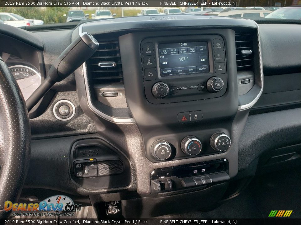 2019 Ram 3500 Big Horn Crew Cab 4x4 Diamond Black Crystal Pearl / Black Photo #4
