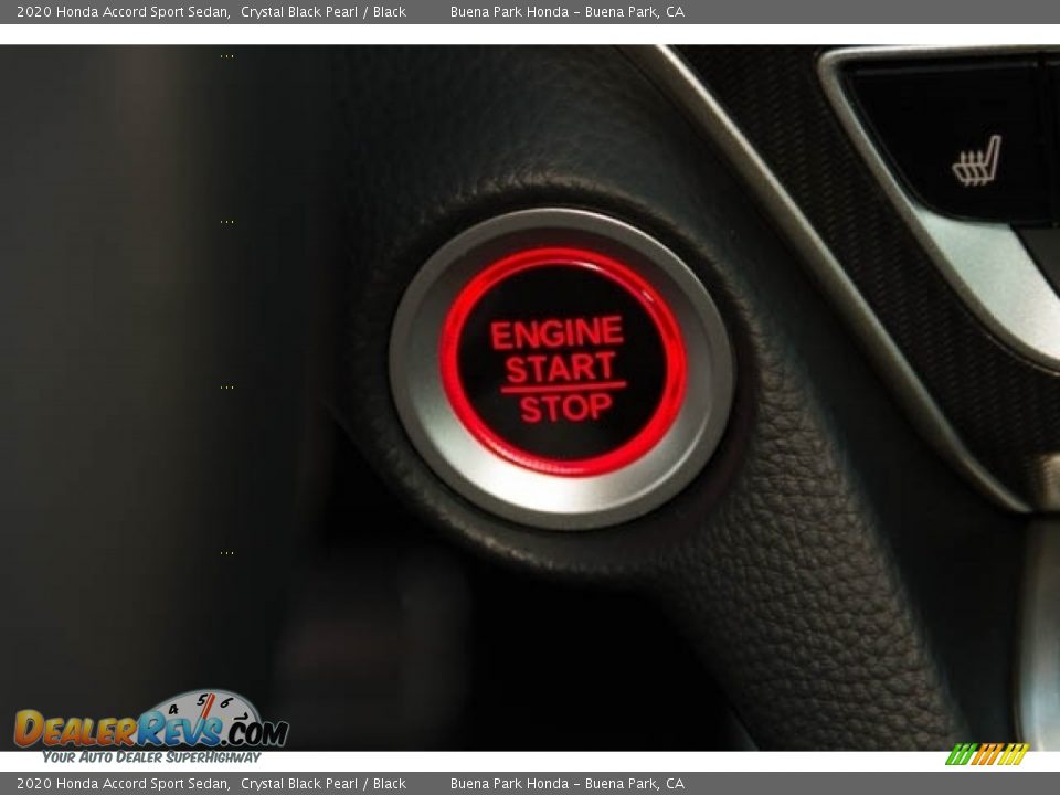 2020 Honda Accord Sport Sedan Crystal Black Pearl / Black Photo #27