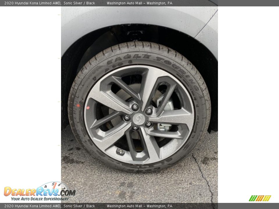 2020 Hyundai Kona Limited AWD Sonic Silver / Black Photo #31