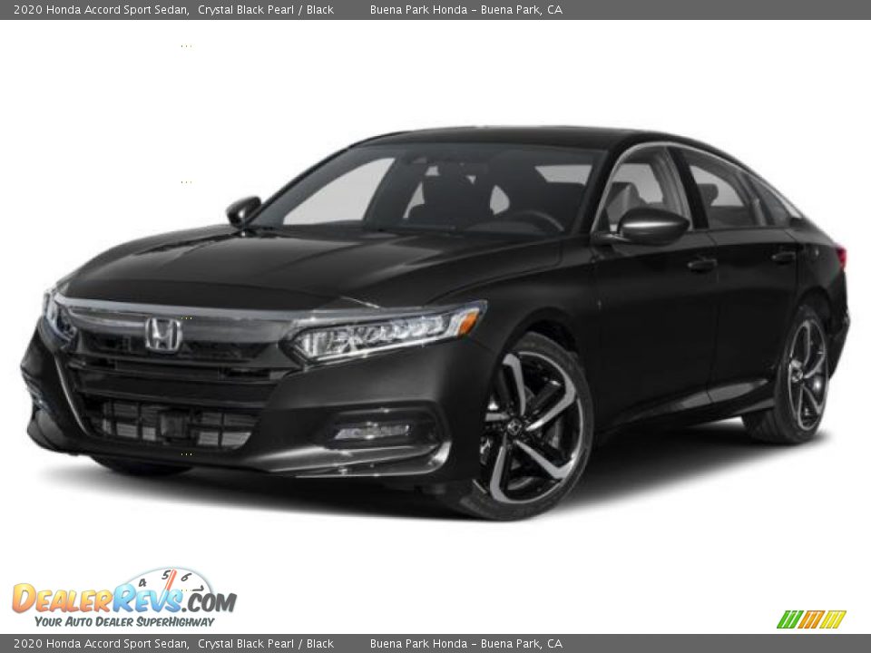 2020 Honda Accord Sport Sedan Crystal Black Pearl / Black Photo #17