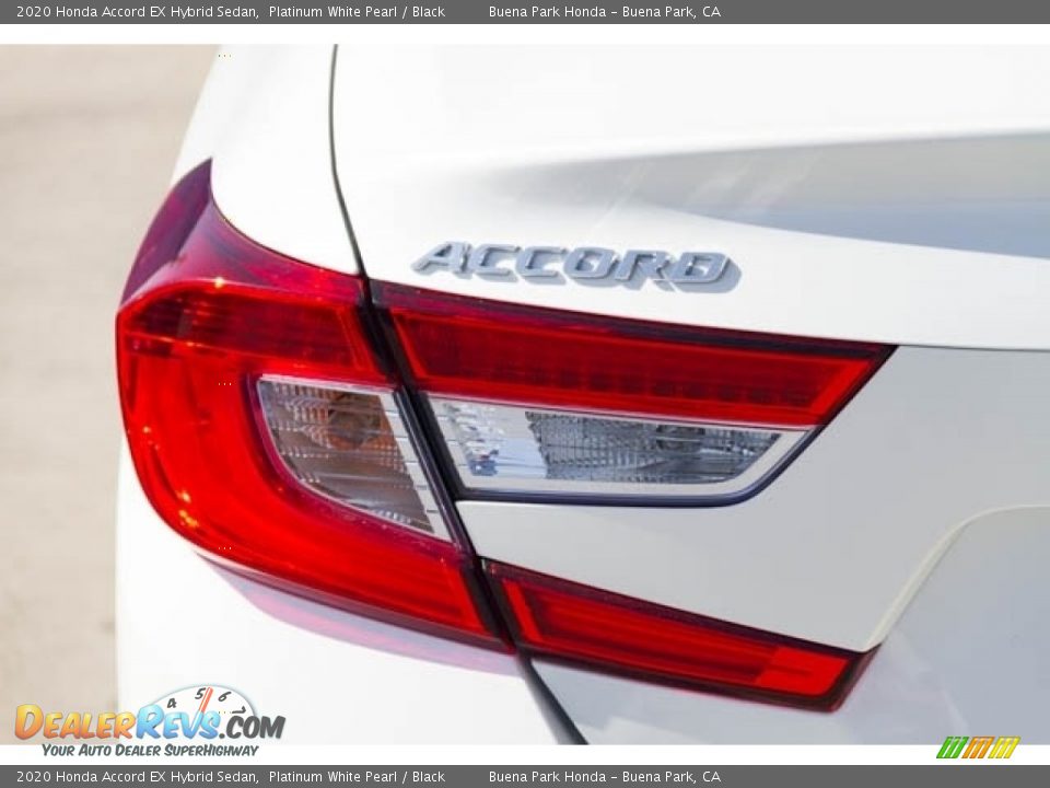 2020 Honda Accord EX Hybrid Sedan Platinum White Pearl / Black Photo #7