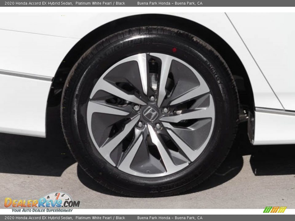 2020 Honda Accord EX Hybrid Sedan Platinum White Pearl / Black Photo #11