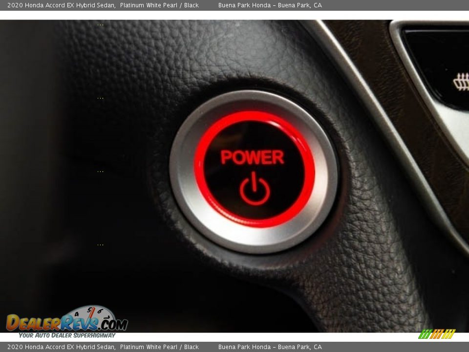 2020 Honda Accord EX Hybrid Sedan Platinum White Pearl / Black Photo #23