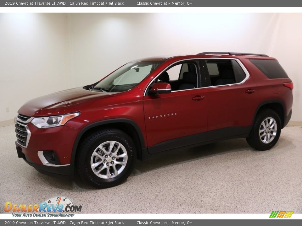 2019 Chevrolet Traverse LT AWD Cajun Red Tintcoat / Jet Black Photo #3