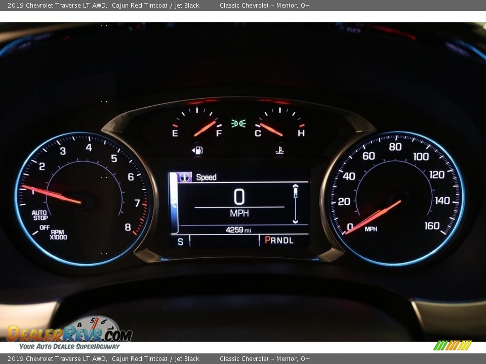 2019 Chevrolet Traverse LT AWD Cajun Red Tintcoat / Jet Black Photo #8