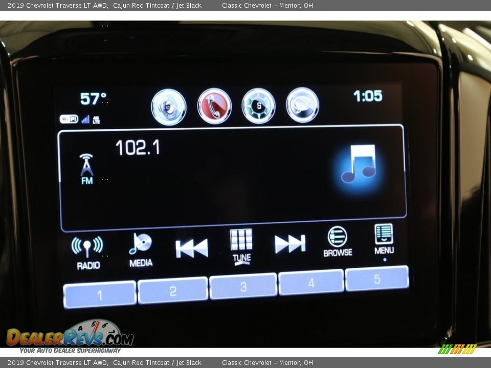 2019 Chevrolet Traverse LT AWD Cajun Red Tintcoat / Jet Black Photo #10