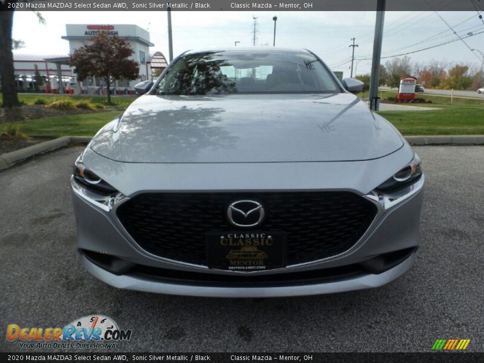 2020 Mazda MAZDA3 Select Sedan AWD Sonic Silver Metallic / Black Photo #2