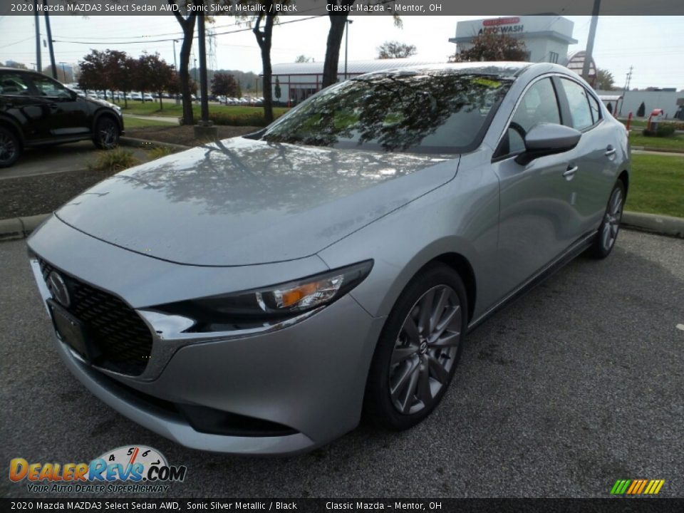 Front 3/4 View of 2020 Mazda MAZDA3 Select Sedan AWD Photo #3