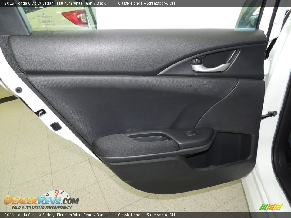 2019 Honda Civic LX Sedan Platinum White Pearl / Black Photo #10