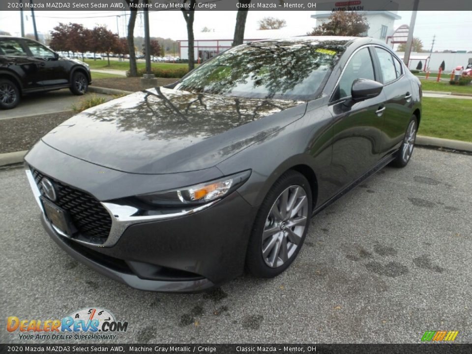 Front 3/4 View of 2020 Mazda MAZDA3 Select Sedan AWD Photo #3