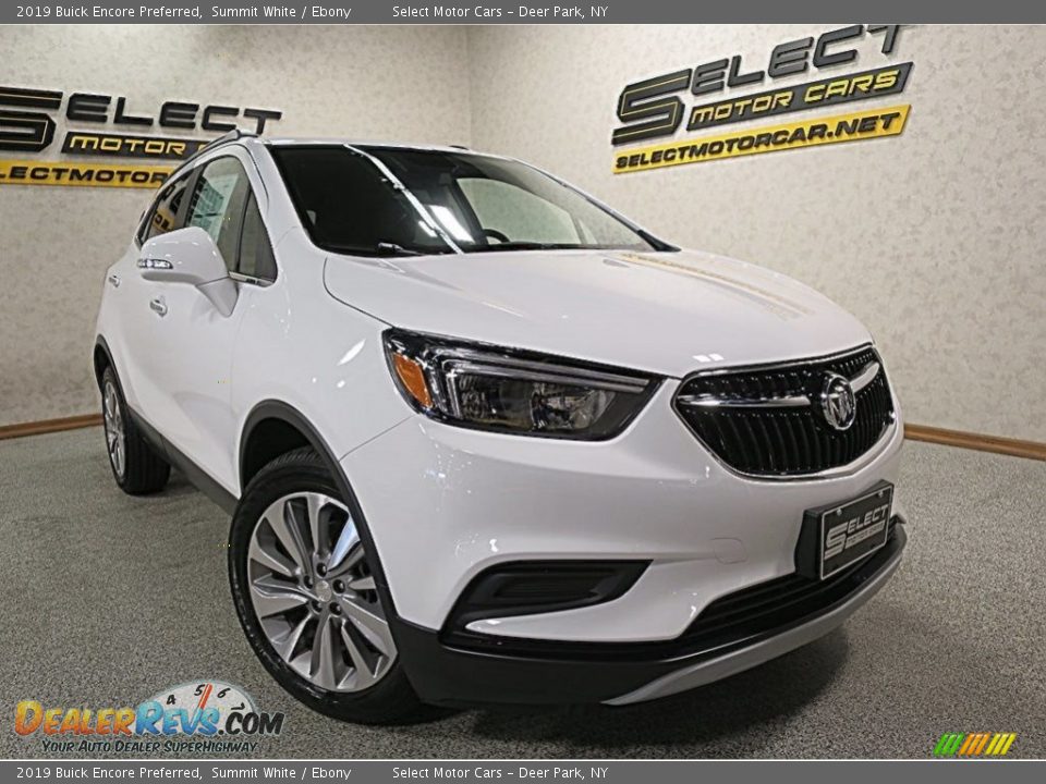 2019 Buick Encore Preferred Summit White / Ebony Photo #10