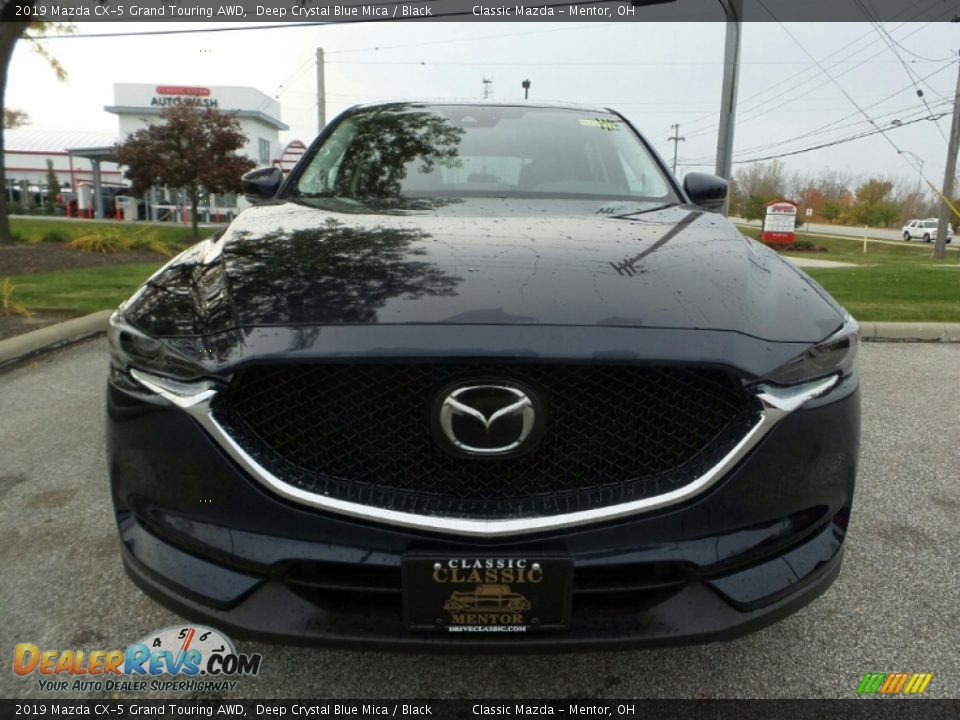2019 Mazda CX-5 Grand Touring AWD Deep Crystal Blue Mica / Black Photo #2