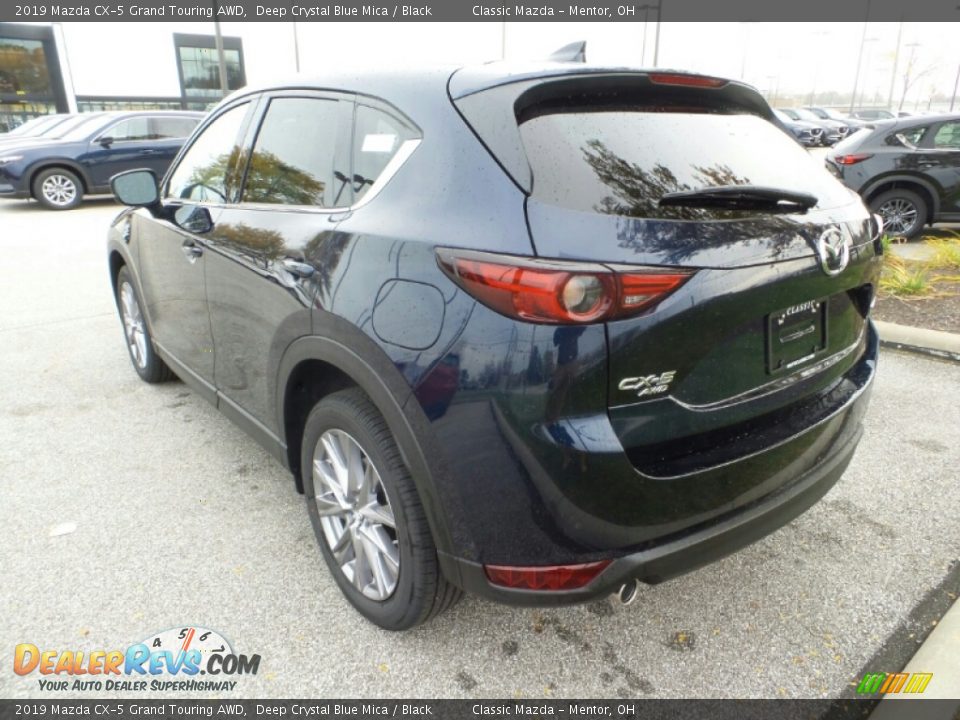 2019 Mazda CX-5 Grand Touring AWD Deep Crystal Blue Mica / Black Photo #5