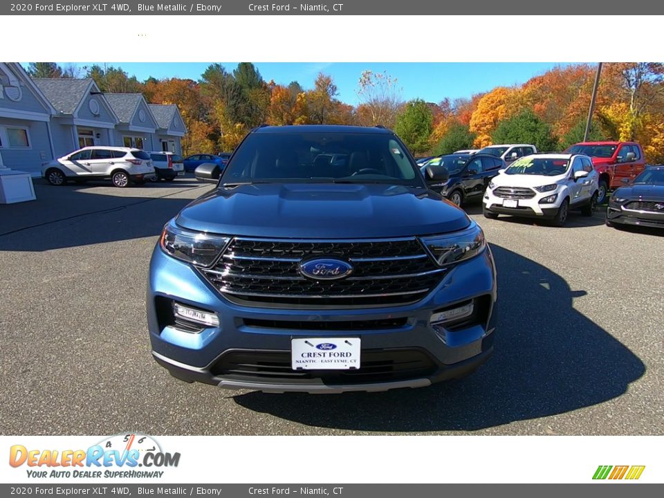 2020 Ford Explorer XLT 4WD Blue Metallic / Ebony Photo #2