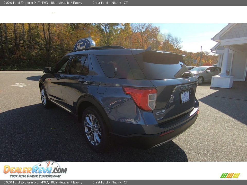 2020 Ford Explorer XLT 4WD Blue Metallic / Ebony Photo #5