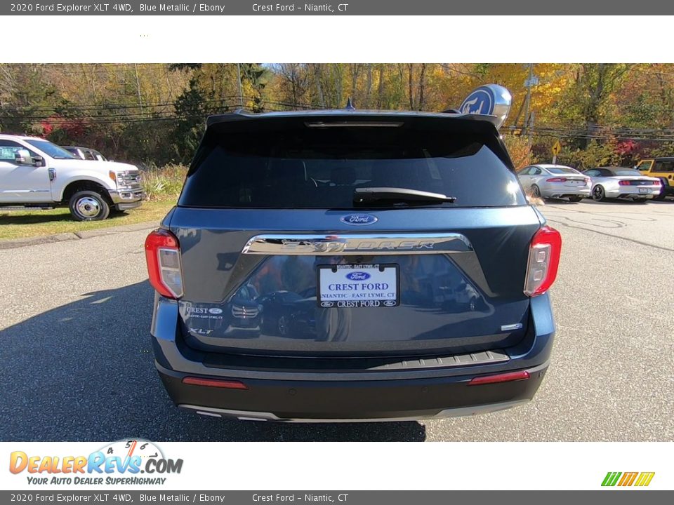 2020 Ford Explorer XLT 4WD Blue Metallic / Ebony Photo #6