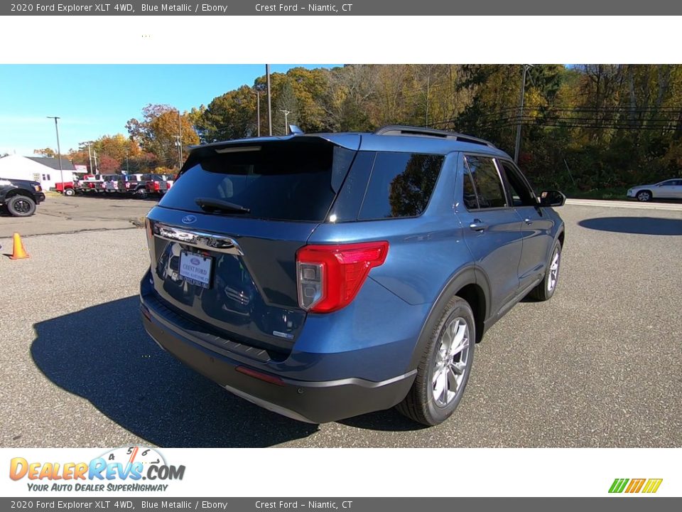 2020 Ford Explorer XLT 4WD Blue Metallic / Ebony Photo #7