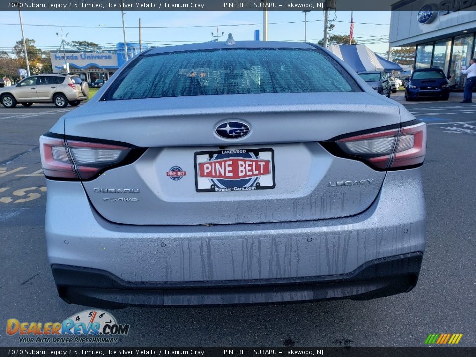 2020 Subaru Legacy 2.5i Limited Ice Silver Metallic / Titanium Gray Photo #5