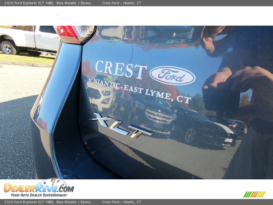 2020 Ford Explorer XLT 4WD Blue Metallic / Ebony Photo #9