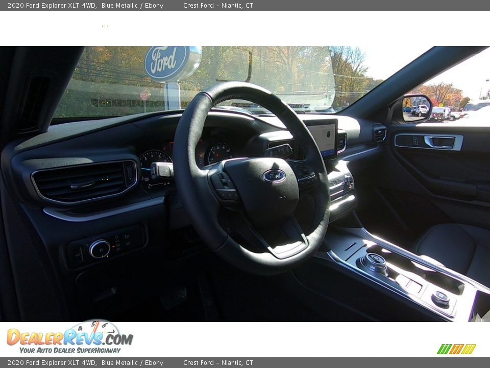 2020 Ford Explorer XLT 4WD Blue Metallic / Ebony Photo #10