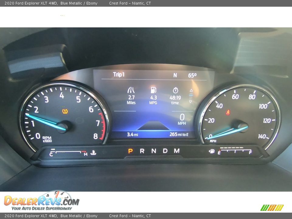 2020 Ford Explorer XLT 4WD Blue Metallic / Ebony Photo #13