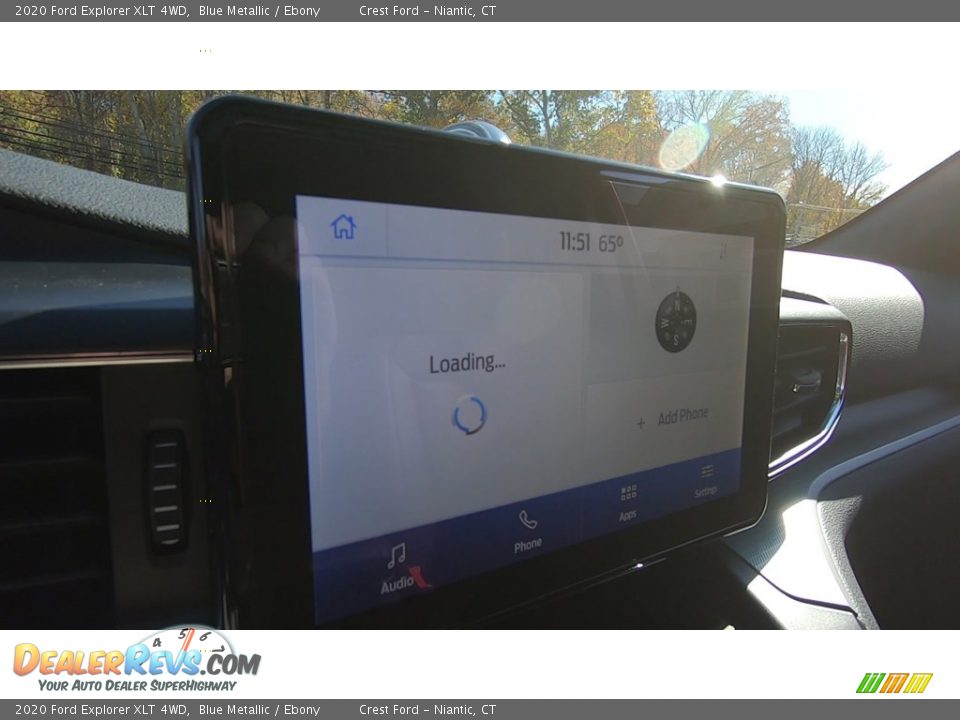 2020 Ford Explorer XLT 4WD Blue Metallic / Ebony Photo #14