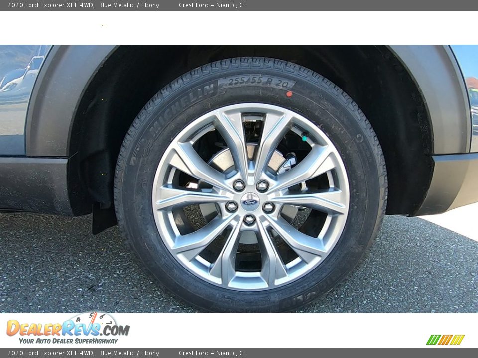 2020 Ford Explorer XLT 4WD Blue Metallic / Ebony Photo #20