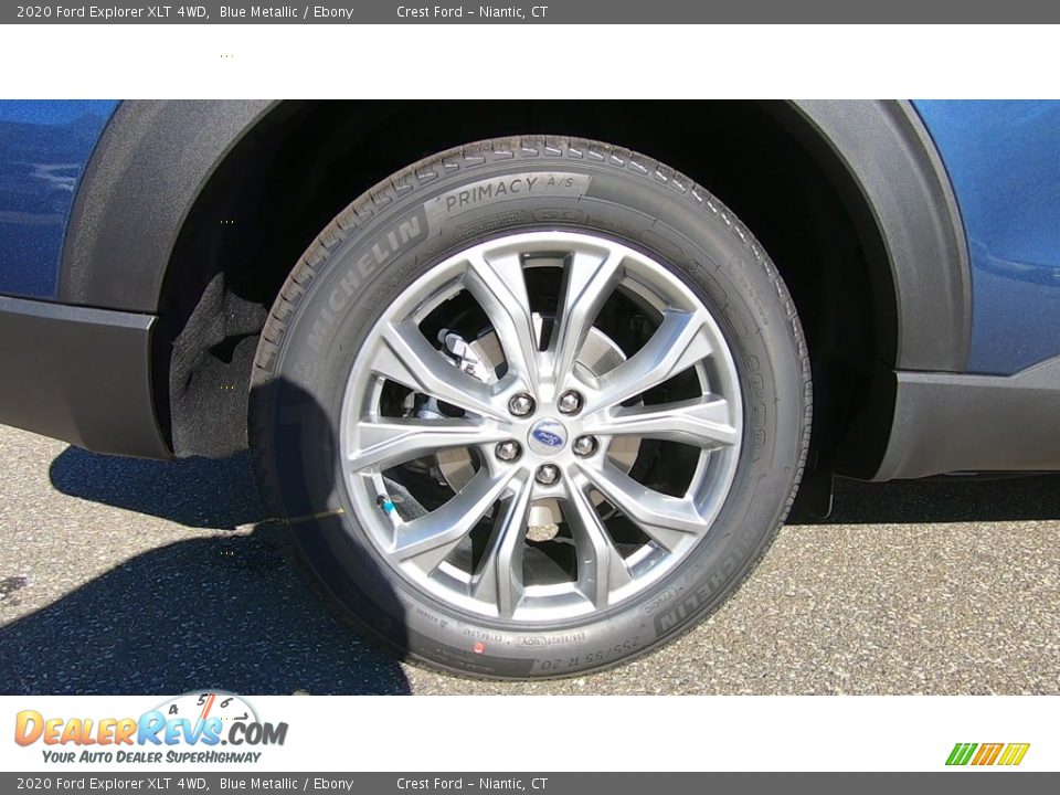 2020 Ford Explorer XLT 4WD Blue Metallic / Ebony Photo #22