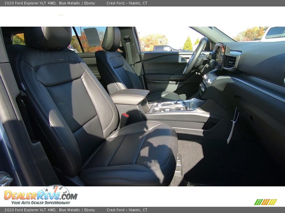 2020 Ford Explorer XLT 4WD Blue Metallic / Ebony Photo #25