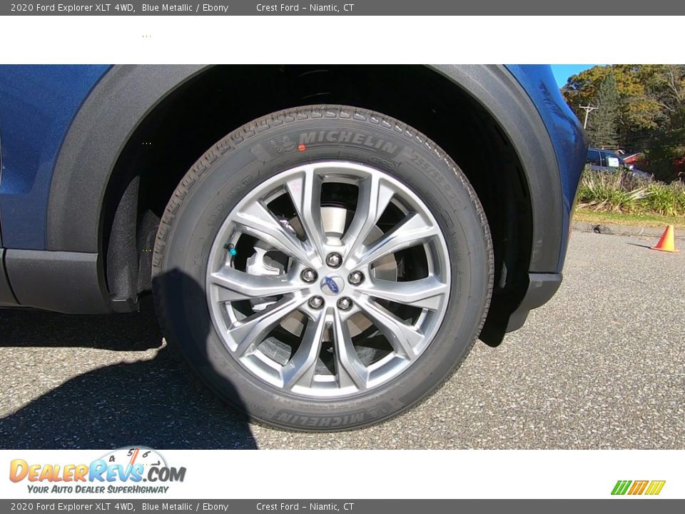 2020 Ford Explorer XLT 4WD Blue Metallic / Ebony Photo #27