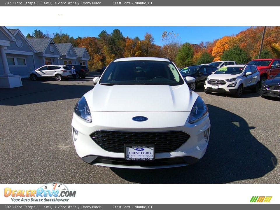 2020 Ford Escape SEL 4WD Oxford White / Ebony Black Photo #2