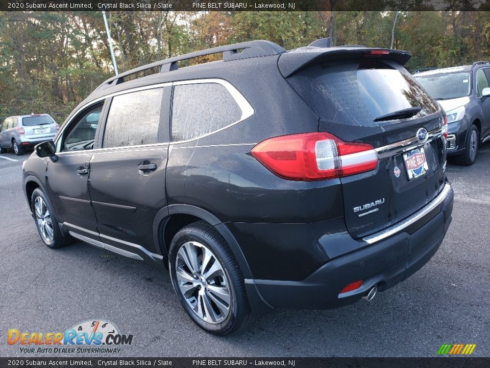 2020 Subaru Ascent Limited Crystal Black Silica / Slate Photo #4