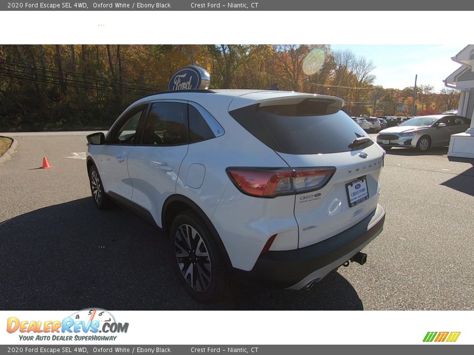 2020 Ford Escape SEL 4WD Oxford White / Ebony Black Photo #5