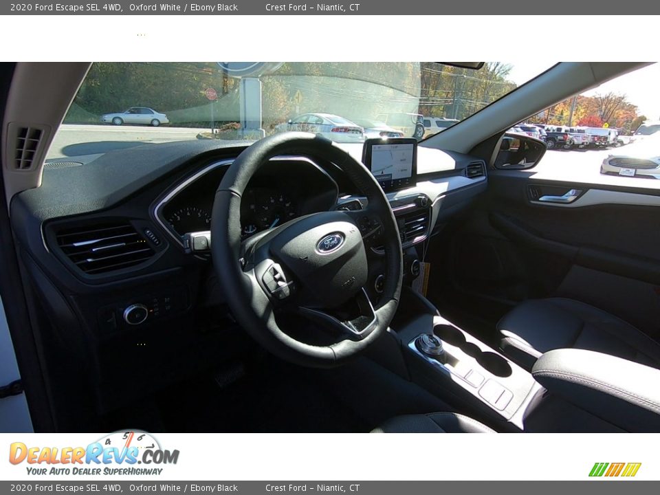 2020 Ford Escape SEL 4WD Oxford White / Ebony Black Photo #11