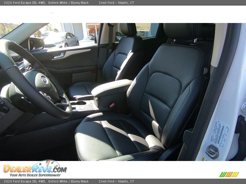 2020 Ford Escape SEL 4WD Oxford White / Ebony Black Photo #12