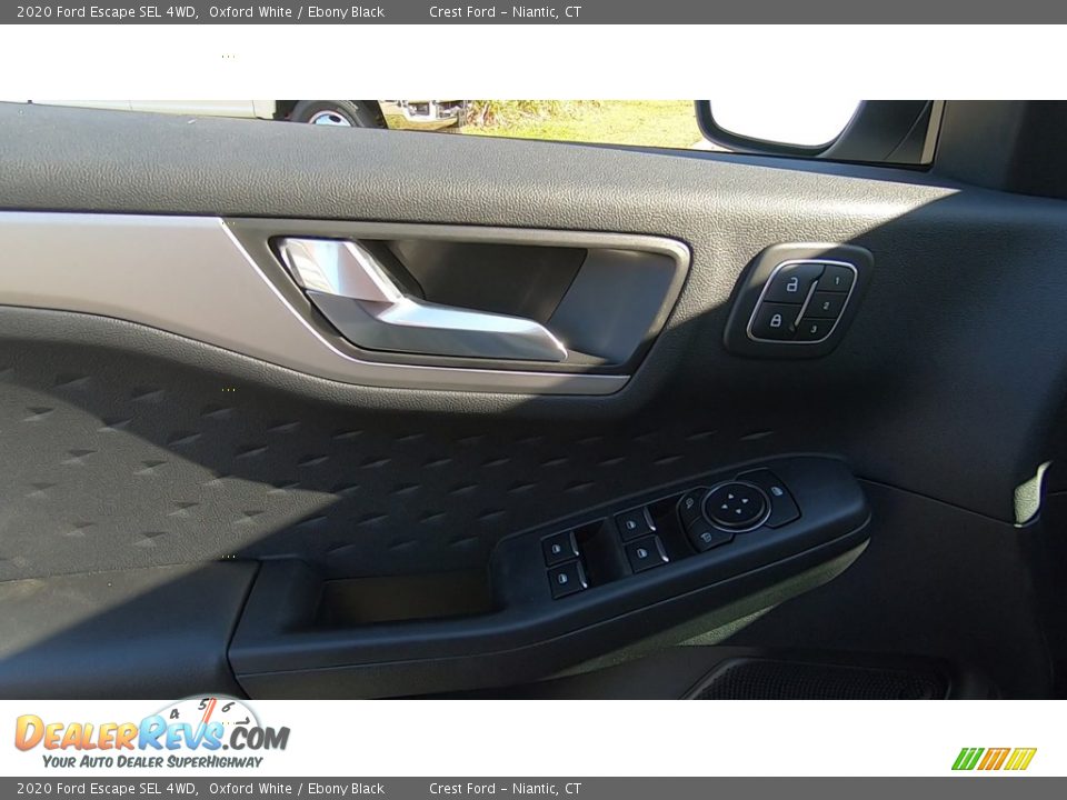 2020 Ford Escape SEL 4WD Oxford White / Ebony Black Photo #13