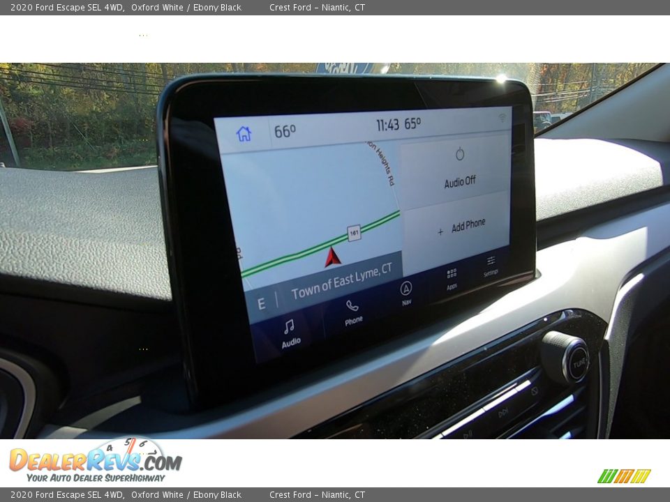 2020 Ford Escape SEL 4WD Oxford White / Ebony Black Photo #15