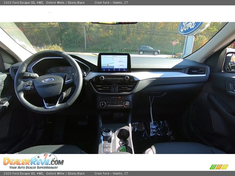 2020 Ford Escape SEL 4WD Oxford White / Ebony Black Photo #19