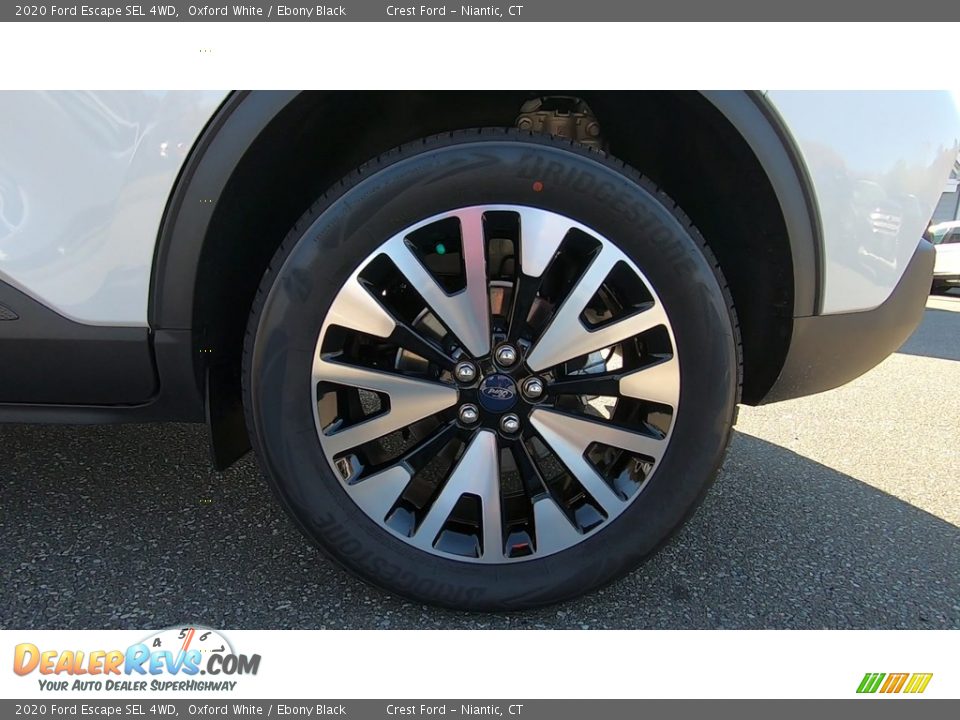 2020 Ford Escape SEL 4WD Oxford White / Ebony Black Photo #20