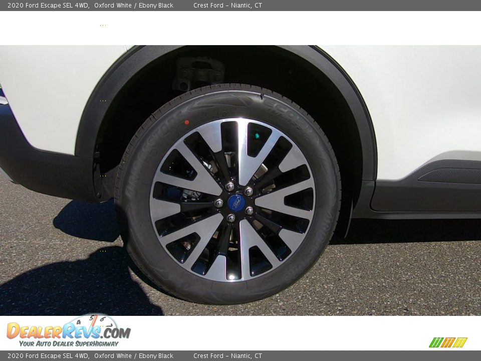 2020 Ford Escape SEL 4WD Oxford White / Ebony Black Photo #22