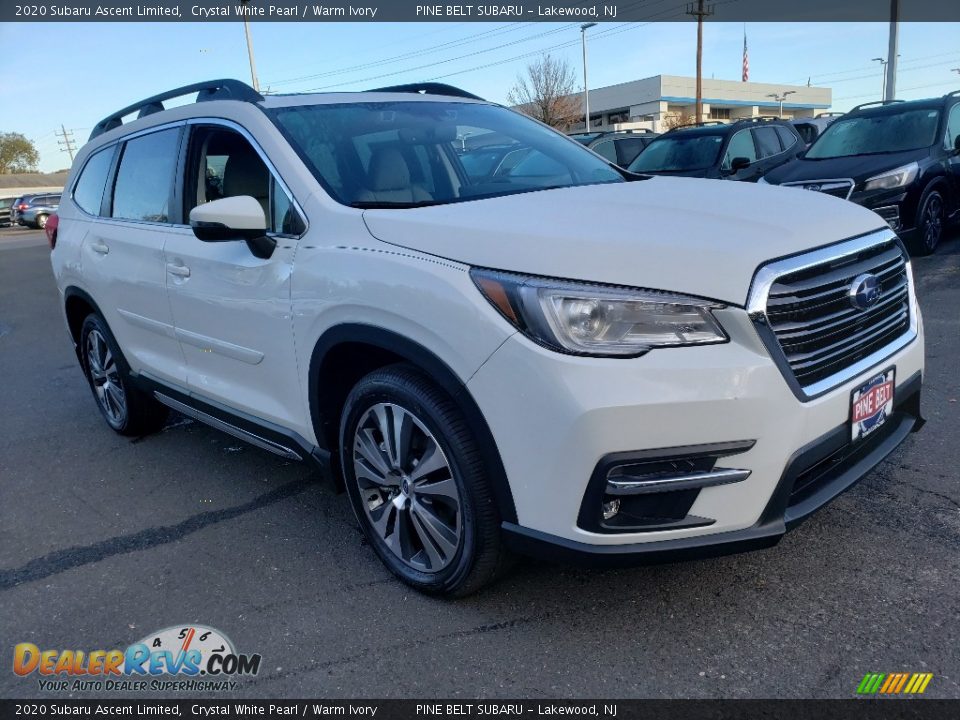 2020 Subaru Ascent Limited Crystal White Pearl / Warm Ivory Photo #1