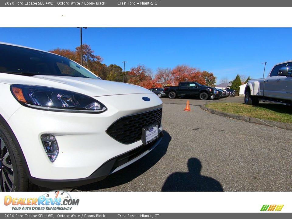 2020 Ford Escape SEL 4WD Oxford White / Ebony Black Photo #27