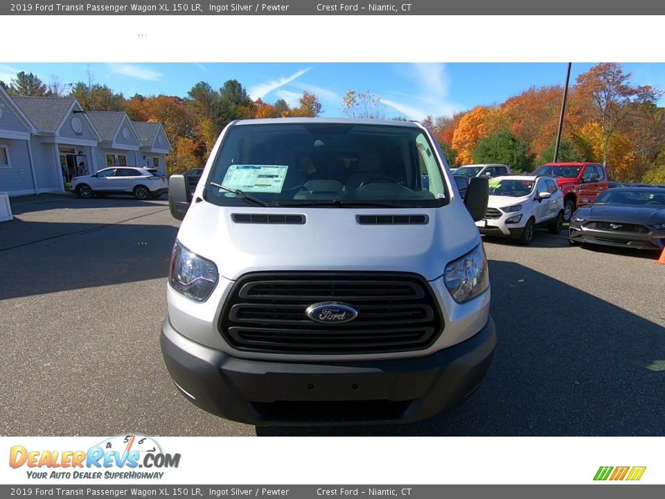 2019 Ford Transit Passenger Wagon XL 150 LR Ingot Silver / Pewter Photo #2