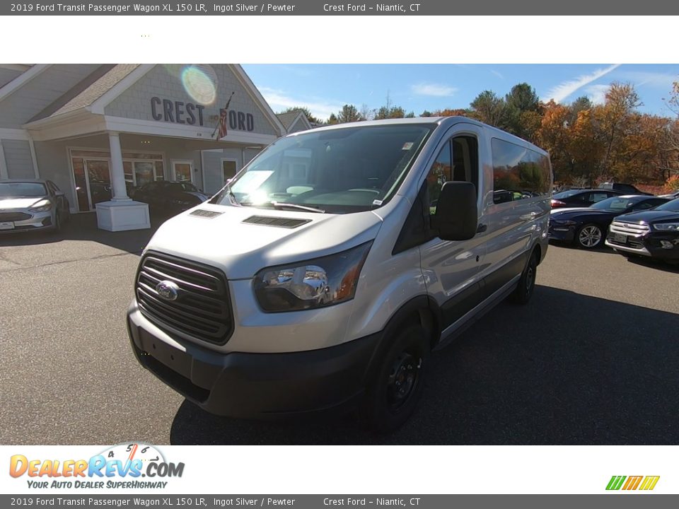 2019 Ford Transit Passenger Wagon XL 150 LR Ingot Silver / Pewter Photo #3